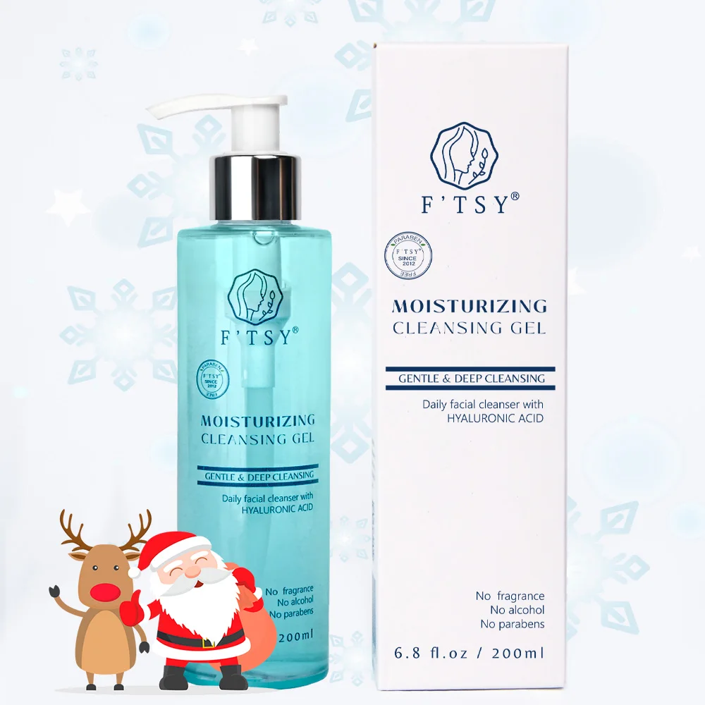 OEM Foam Cleaning Gel Gently Hydrating Removes Makeup Q10 Cleanser Face Wash Water Facial Cleanser