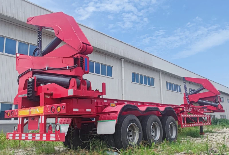 China supplier Truck Trailer Container Side Lifter 37t Super heavy load sideload semi trailer