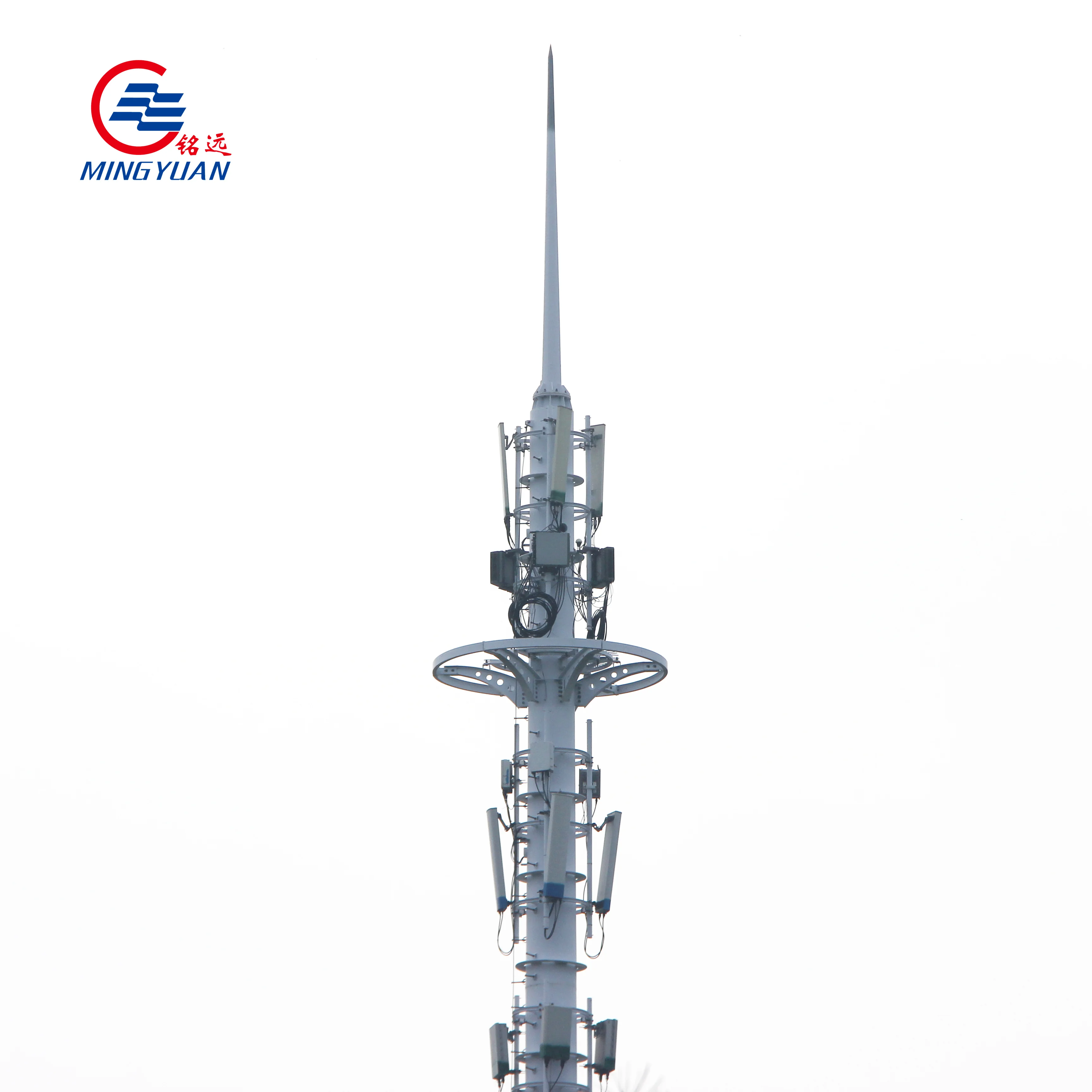 Высокая платформа для возведения подмостков лучшего качества 5g вышкам сотовой мачты монопода с креплением на башенная антенна Полюс