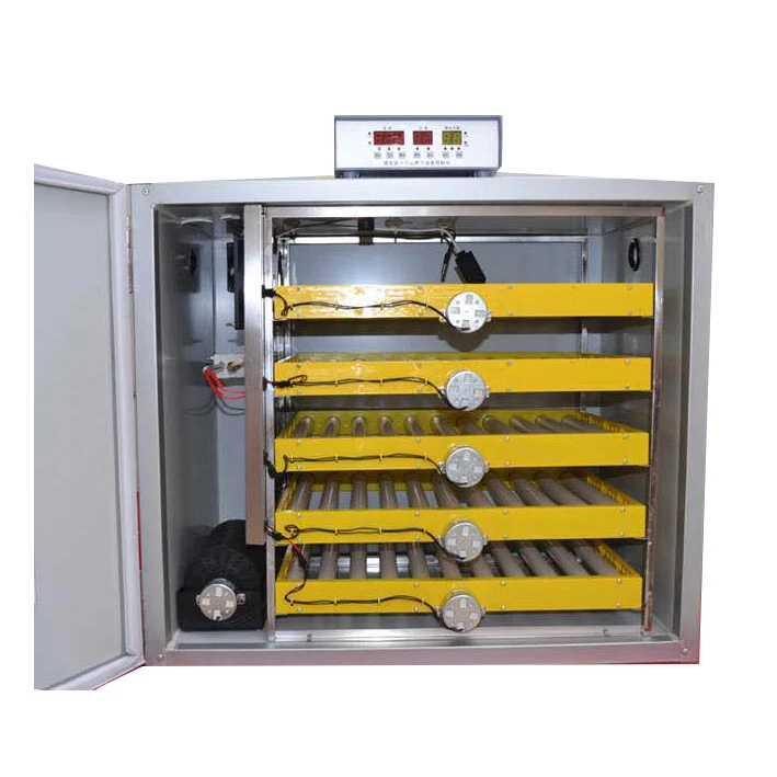 220V 12V double power use electric rolling egg tray automatic ostrich/ chicken /duck /goose egg incubator machine
