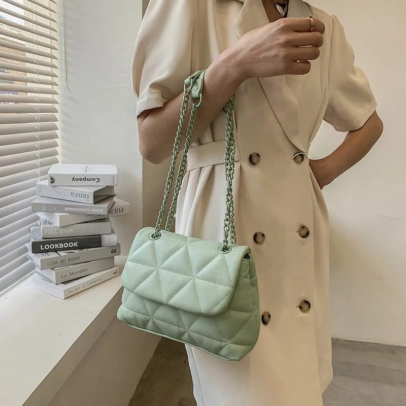 Suka Full sheepskin Pattern senior foreign style lady bag Korean version versatile texture high quality women bag