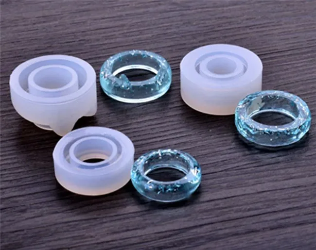 
Cute cat ear resin 18 mm Silicone ring mold Jewelry mold for ring making Diamond Ring mould Clear resin craft mold 