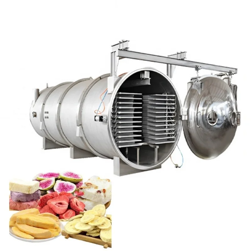 Small scale herb flower vacuum freeze dehydrating machine vacuum dehydrator