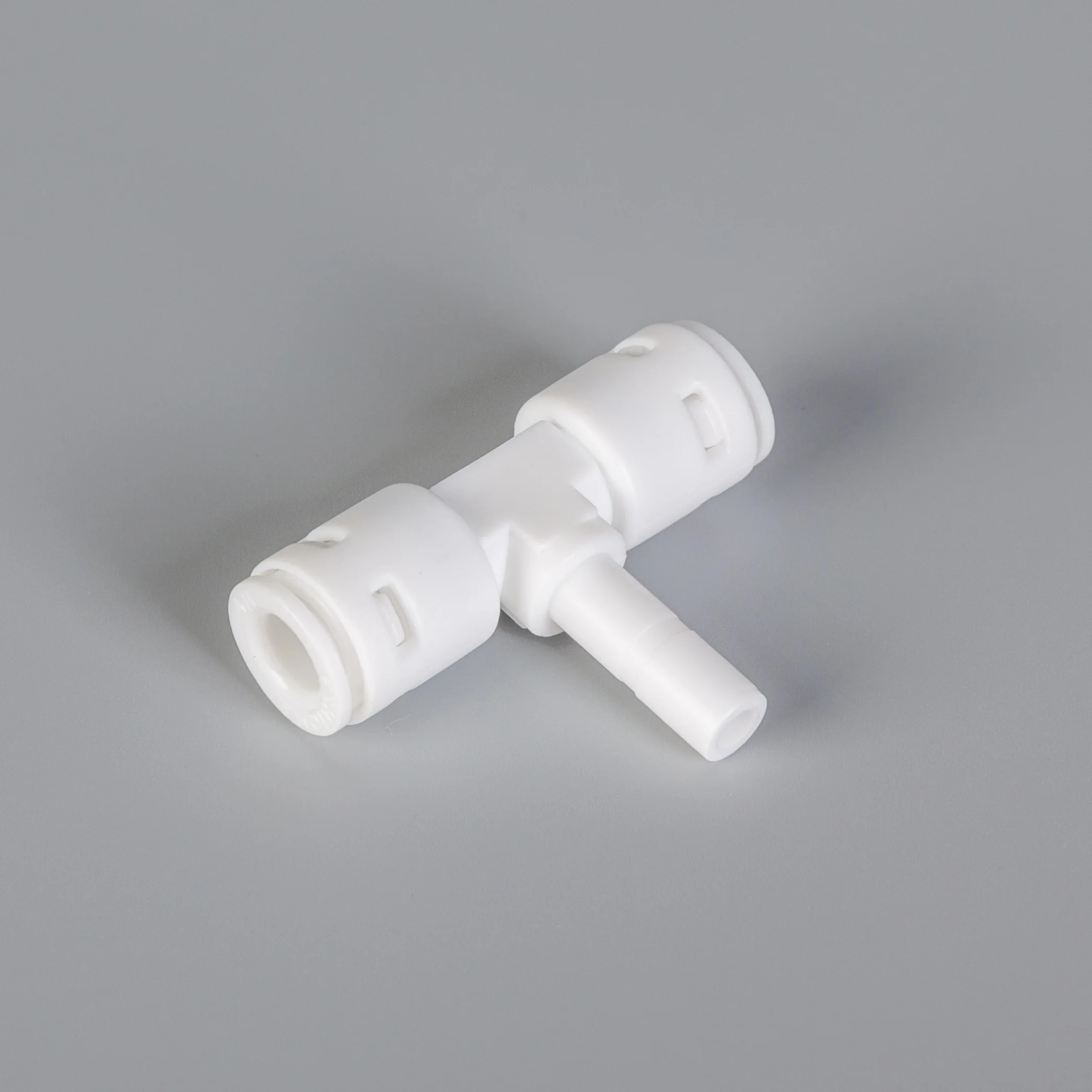 Wholesale 1/4 inch POM  pipe fitting for RO water filter System Push Fit Branch  stem tee Quick Connector Fittings