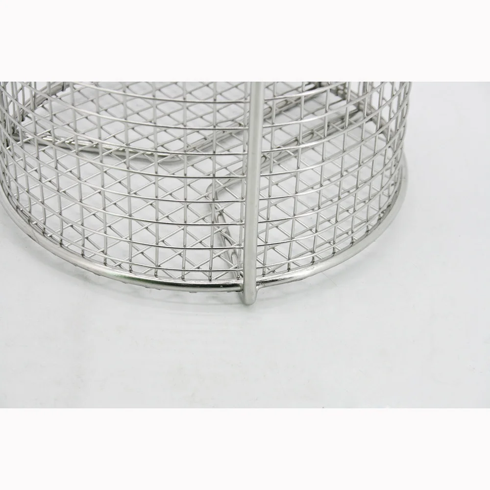 Stainless Steel fry basket Wire Mesh Round  Fry Potato Fryer Basket Food Mesh Strainer