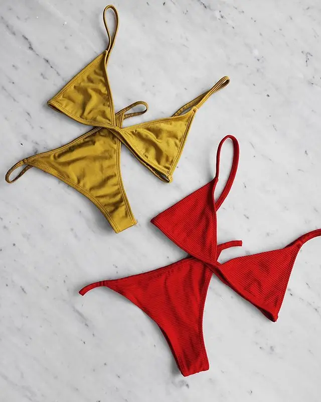 OEM bikini custom swimwear China factory women bathing suits