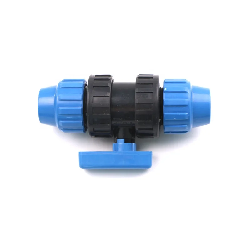 63 PE pipe compression drip irrigation valve for drip irrigation system