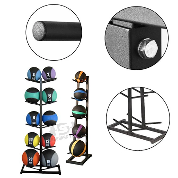 Commercial Fitness Vertical Medicine Ball Slam Ball Storage Rack