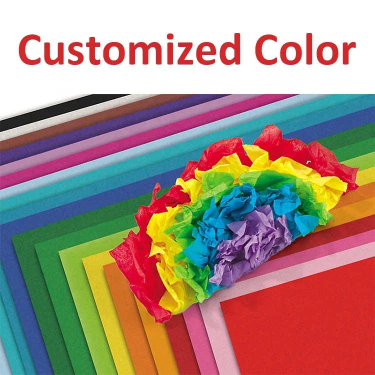 
Custom Brand Name Printed Wrapping Tissue Paper for Clothing 