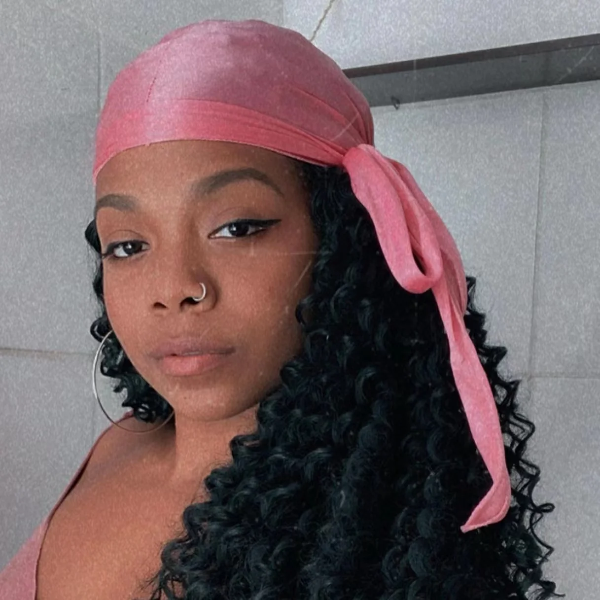 Plain Long Hair Durags Private Label Customize Silk Durag Hot Sale Satin Hair Durags for Men