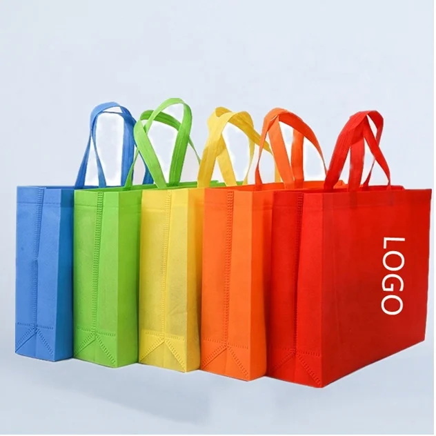 Cheap Custom Laminated Print Customized Logo Pattern Promotion Gift Grocery Shopping Polypropylene Spunbond Non Woven Tote Bag