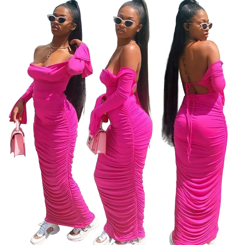  2021 Весенний Новый женский модный повседневный костюм женская блузка с длинными рукавами тонкая юбка оптовая продажа 2 шт платье