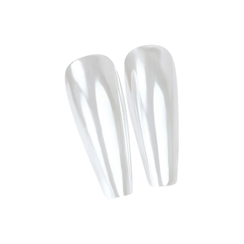 Mermaid Pearl White Nail Chrome Powder Shiny Nail Art Shiny Aurora Mirror Effect Pigment