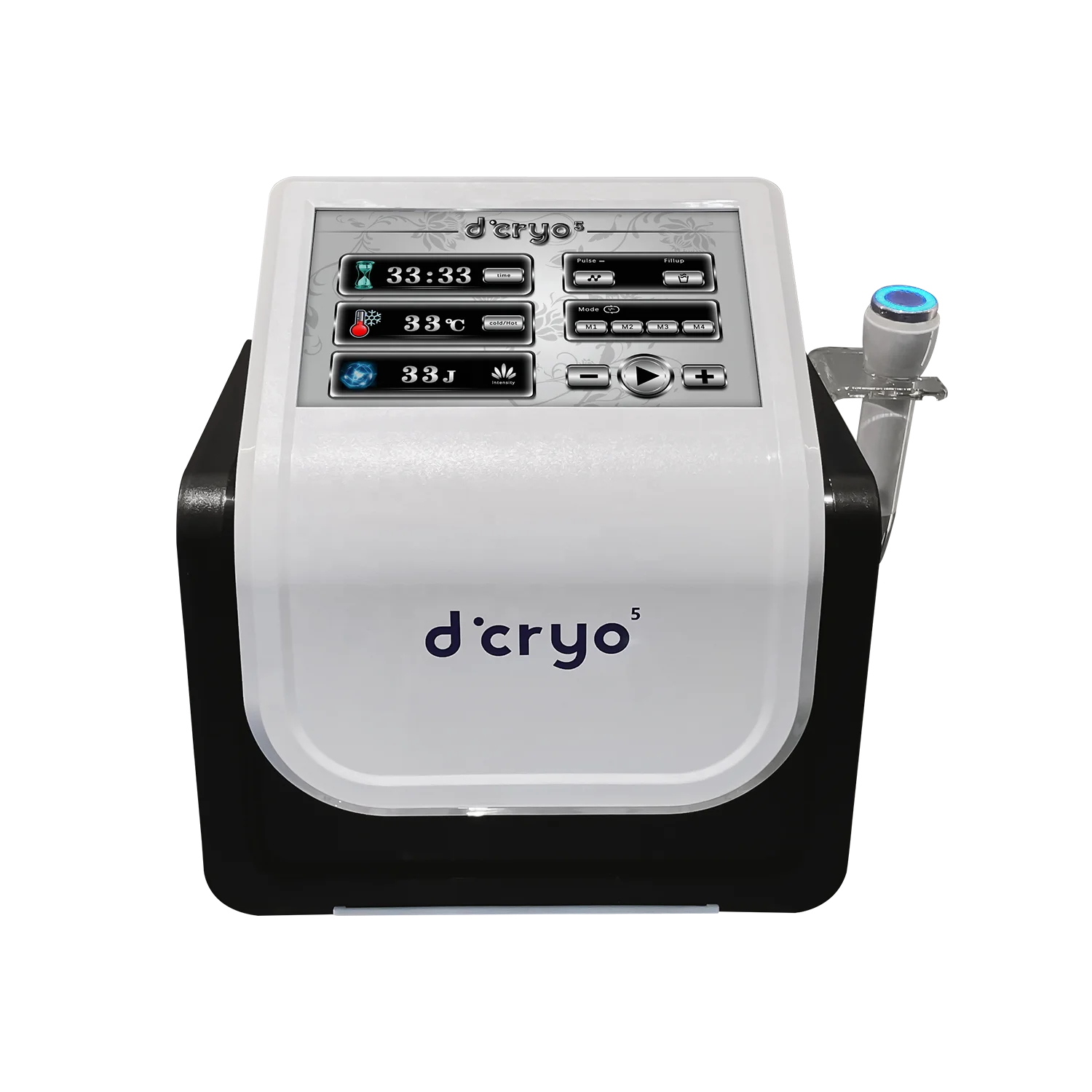 D104 fast delivery Modern LED Screen needle free Mesotherapy Cooling Heating Electroporation Red Blue Light skin care machine