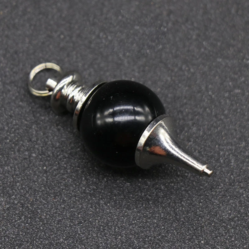HY Best Design Reiki Healing Gemstone Necklace Jewellery colorful Gemstone Crystal Quartz Ball Pendulums for fengshui