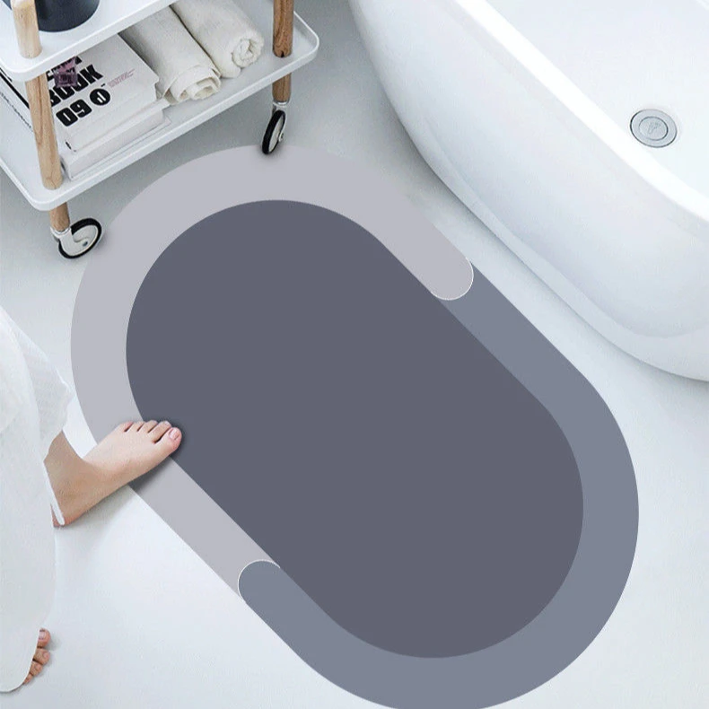 Kingze Quick Dry Luxury Bathroom Mat Anti Slip Bath Mats for Bathroom