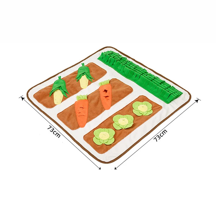 Dog Snuffle Mat Puzzle Toys Enrichment Pet Foraging Mat for Smell Training and Slow Eating Stress Relief Interactive for Feeding