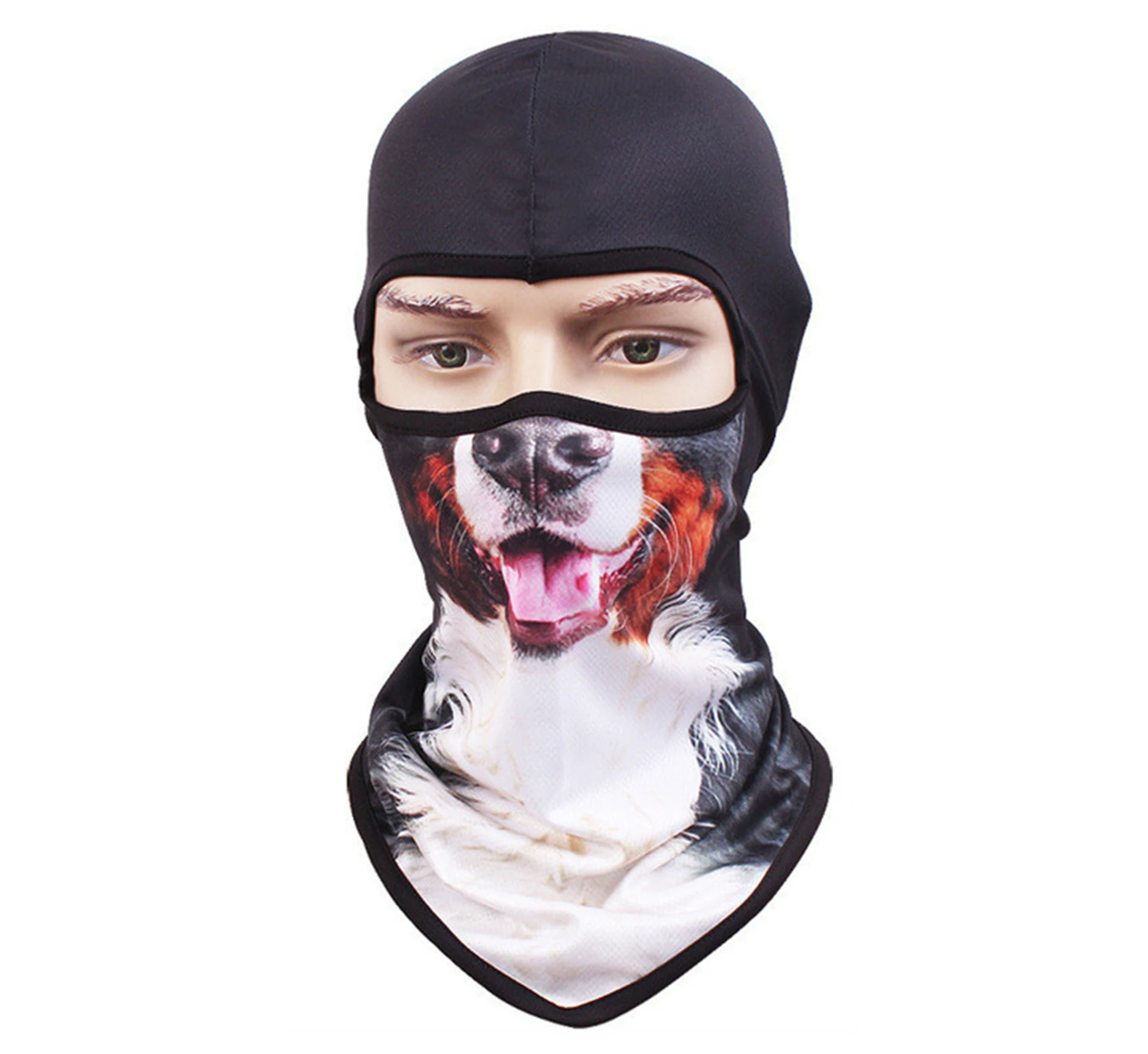 Fashion Hand Knit Ski Mask Full Face Tactical Custom Designed Thermal Balaclava White Hat