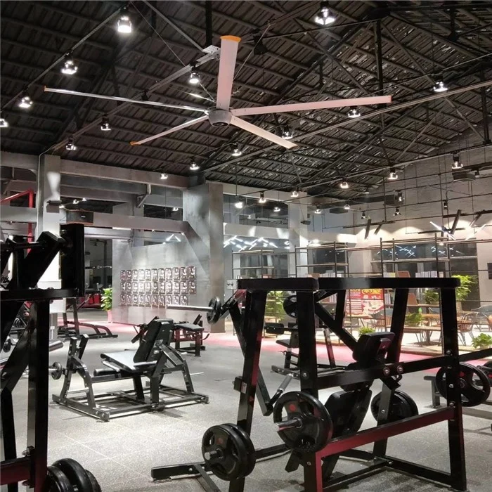 24ft Big Sized commercial BLDC HVLS Fan With PMSM Motor For Factory