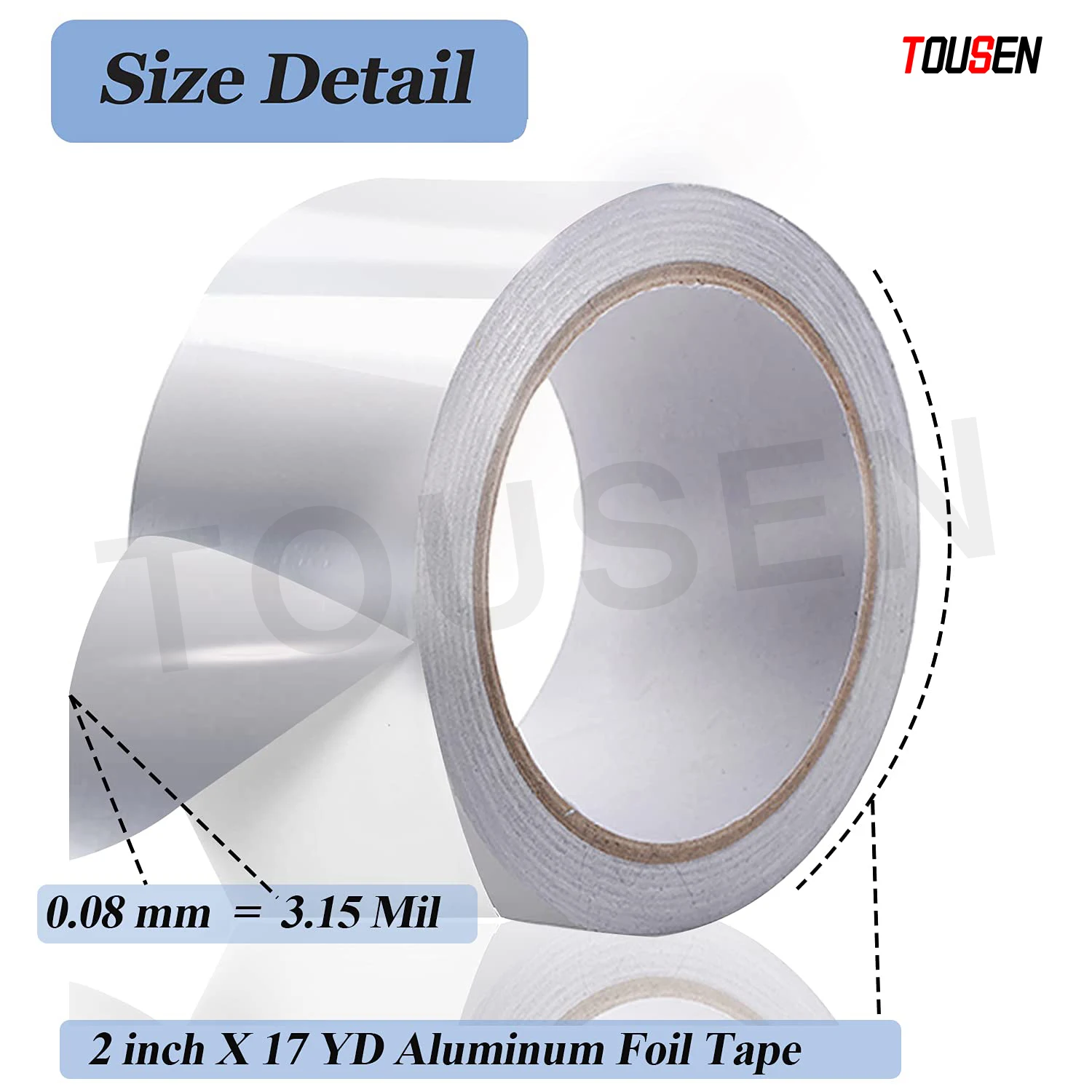 custom pressure sensitive adhesion anti rust waterproof aluminum tape Aluminum Air Duct Tape Aluminum foil adhesive tape