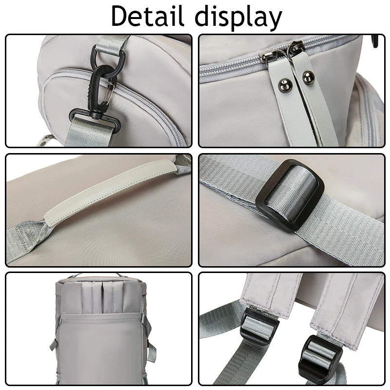 In Stock Custom Logo New Design Gym Travel Sports Multifunction Duffel Bag Custom Logo Duffle Bag For Women Men