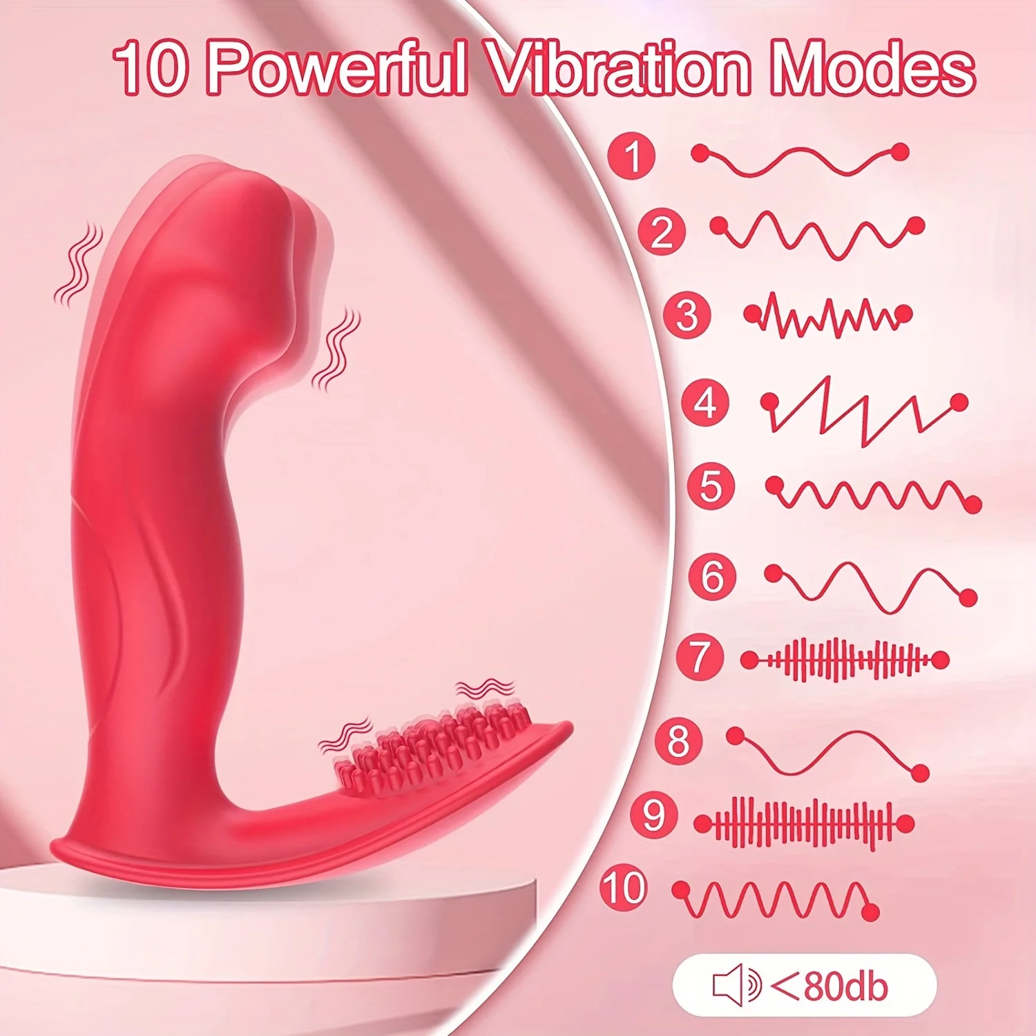 AAV APP Control Wearable Sex Toy Rose Flower Clitoral Stimulation 10 Thrusting Vibrating G Spot Vaginal Vibration for Women