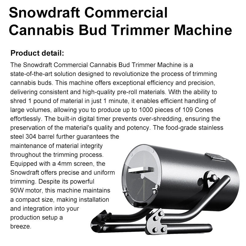 Free Shipping Automatic Mini Commercial Herb Shredder Industrial Herb Grinder Automatic Trimmer Machine