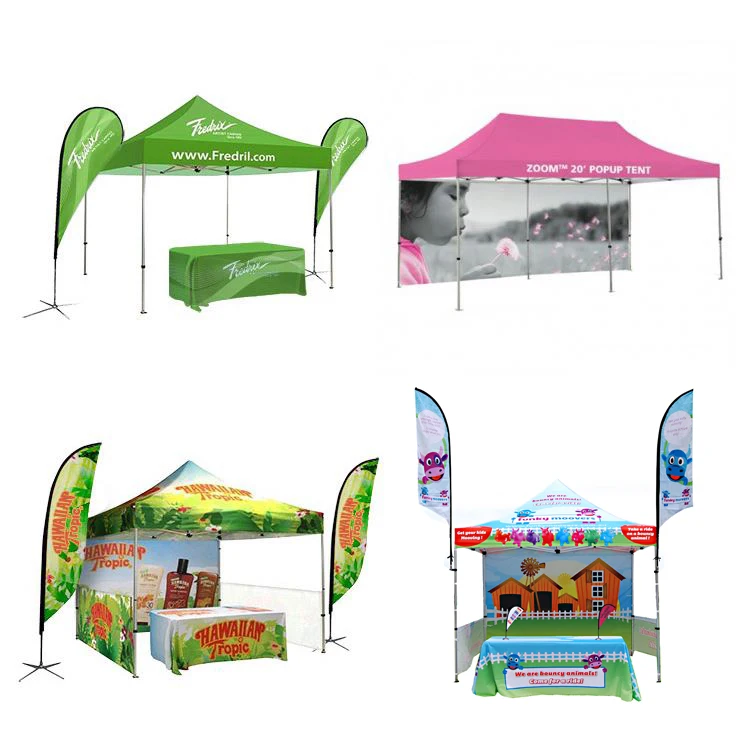 10x10 Cheap Easy Up Canopy 10X10 Advertising display tent Folding Market Outdoor Event tents