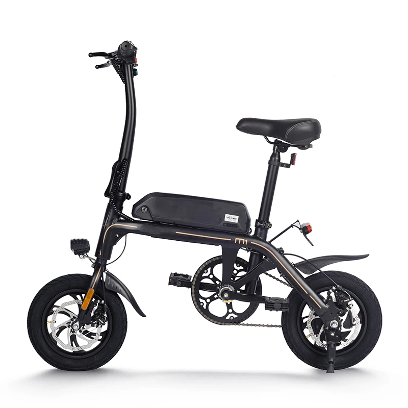 ADN-M1 mini 36V 6Ah 250W Rear Hub Motor 6 Speed 12 Inch Frame City Ebike Alu Alloy  Pedal Assist Electric Bicycle Ebike