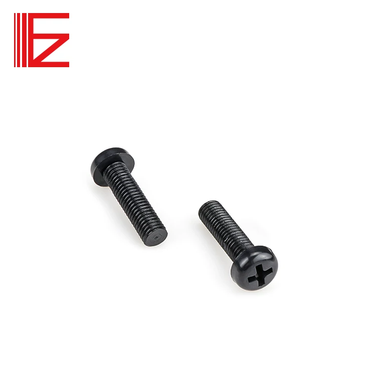 M2 M3 M4 M5 cross round head nylon screws nylon Pan Head plastic screw
