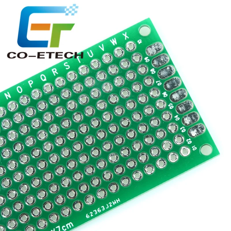 3x7 см Double Side прототип Пайки PCB 3*7 Универсальный DIY Медь печатные платы 2 54 мм точка 240 отверстия