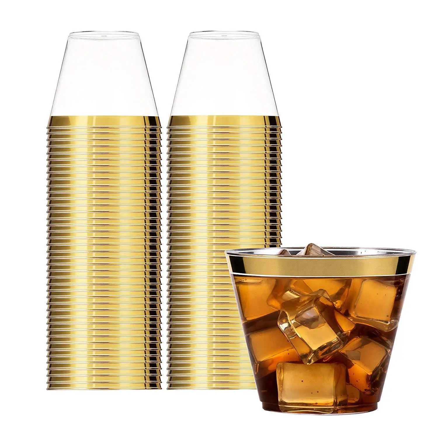 Clear Disposable Plastic Drinking Cup Cold Drink Plastic Cups for Tea Beverage