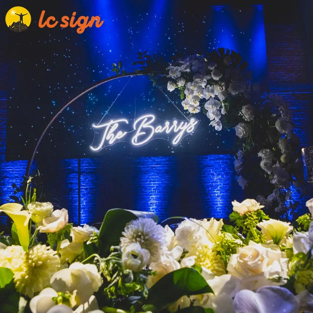 Diy neon sign hanging  Led Outdoor Neon Sign Letter Acrylic Neon Sign