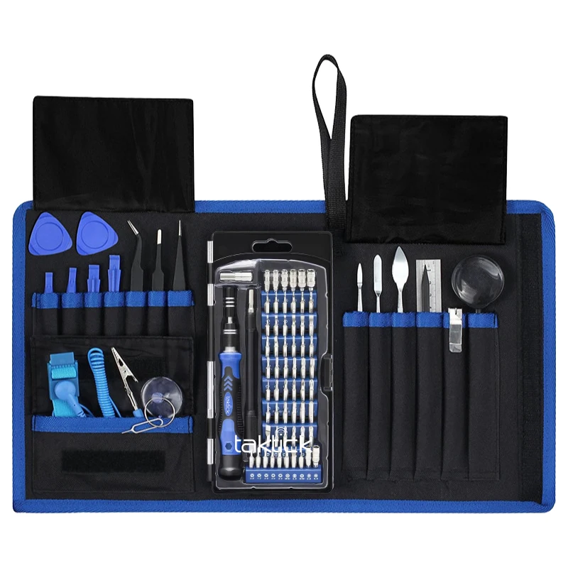 144pc Precision Screwdriver Driver Bits & Opening Pry Bar Tool Kit Set for Electronics, Phones, Drones & Gadgets. OEM ODM Ready