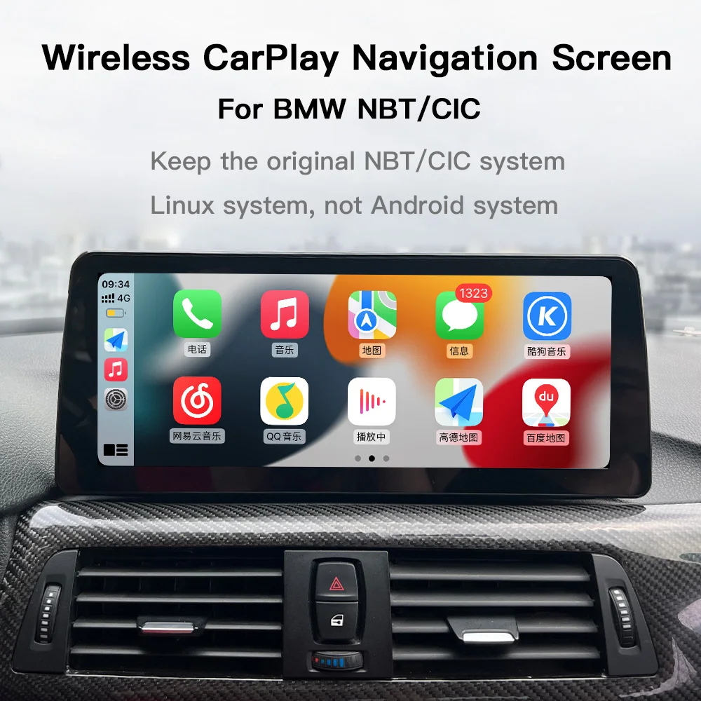 Autoabc 1920*720 10.25 Inch Linux Systemtouch Screen Carplay For Bmw 3 Series E90 E91 E92 E93 Head Unit Linux Car Stereo Radio
