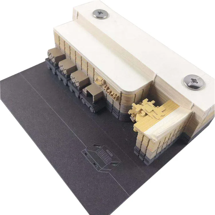 2020 new Custom Gift Fashion Novelty Stick Note Book Memo Pads 3D Sticky Note