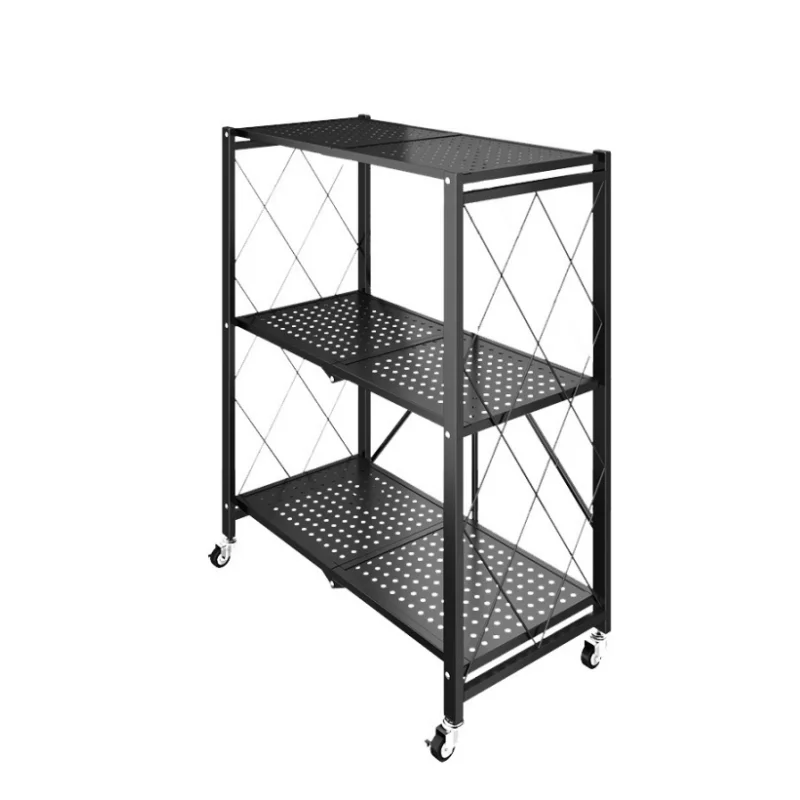 Mobile Standing Book Factory Direct Foldable Metal Storage Rack
