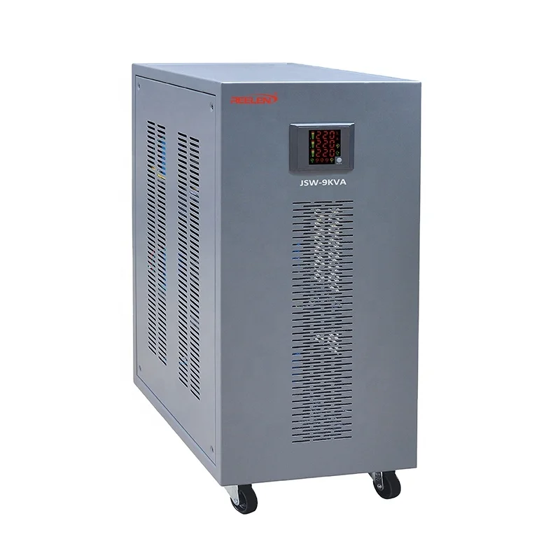 9kVA трехфазный полностью автоматический очищенной стабилизатор напряжения переменного тока (модель: