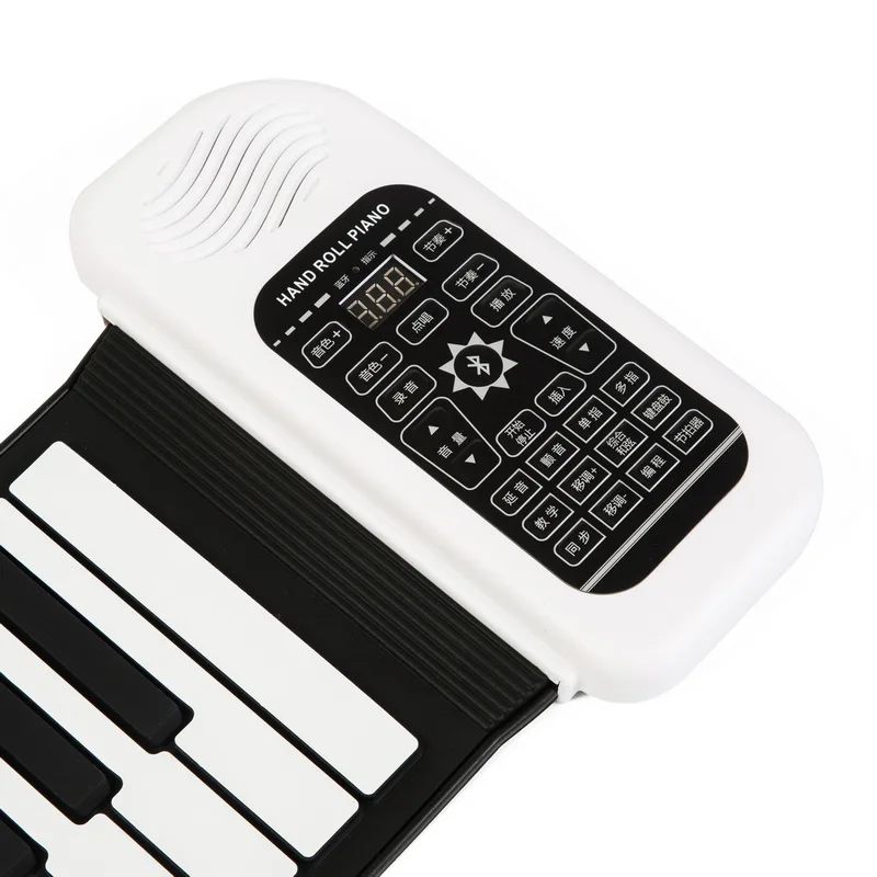 XS4501 88 Keys Flexible Silicone Roll Up Piano Folding Electronic Keyboard for Student