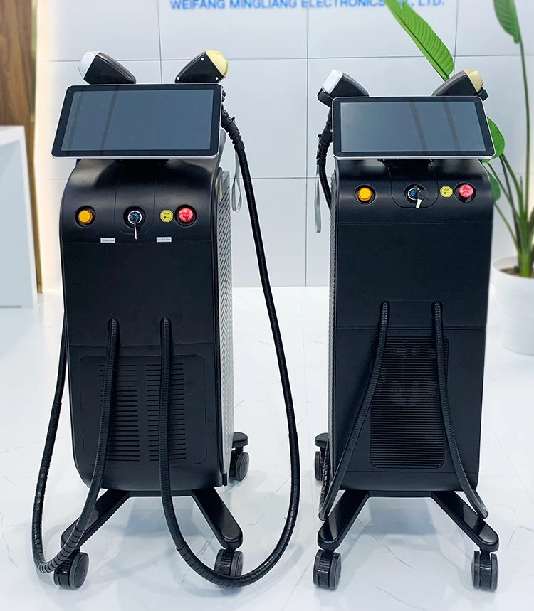 Лазерная эпиляция машина 1600W 808Nm диод лазерная для удаления волос с помощью лазера женщин