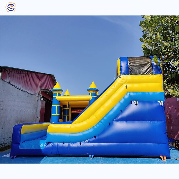 Huge Inflatable Trampoline Jumping Bouncy Castle Bounce House Combo Slide For Party