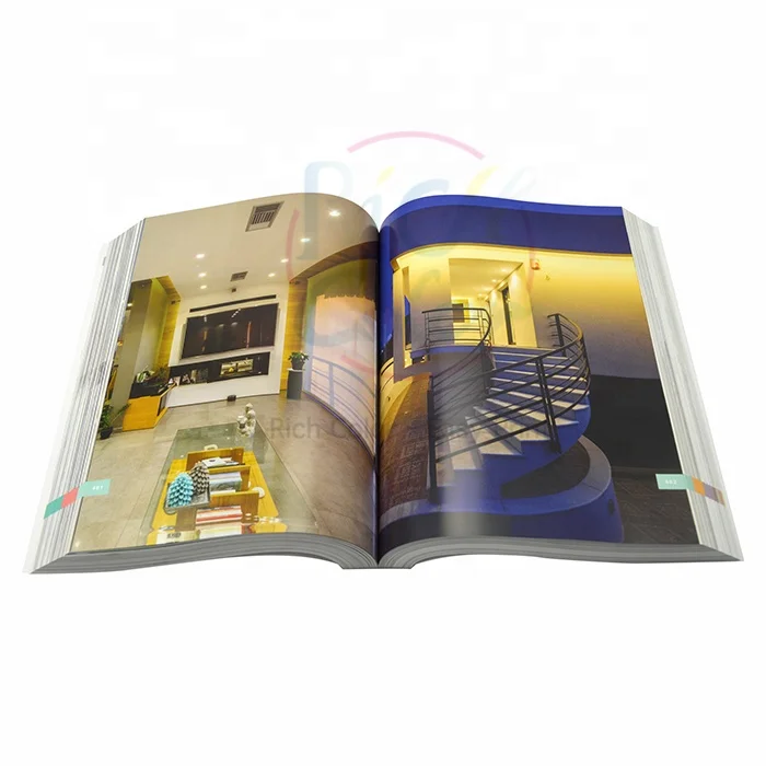 Professional Factory Cheap Custom Design Full Color Paper Softcover Booklet Brochures Catalogue Magazine Printing Service