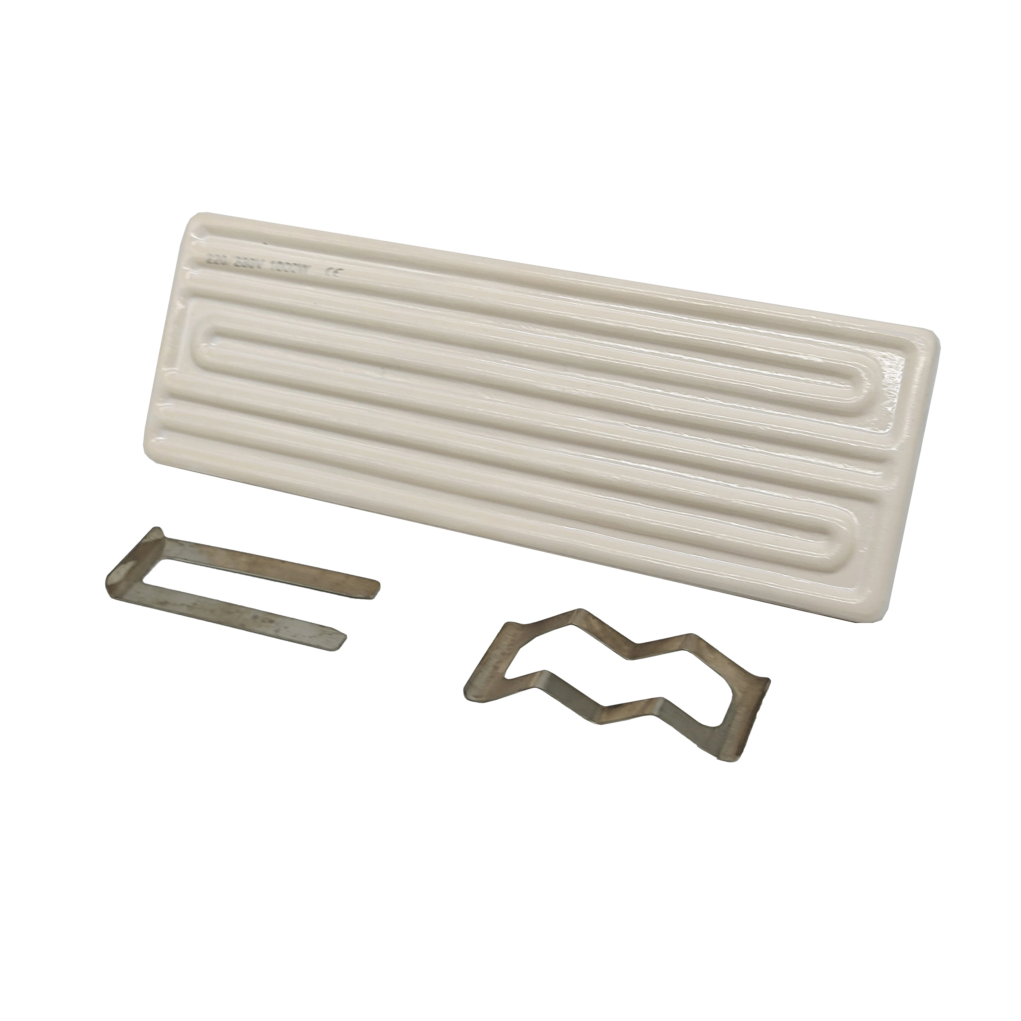 Flat-arc hollow infrared ceramic plate heaters for ovens Infrared emitters
