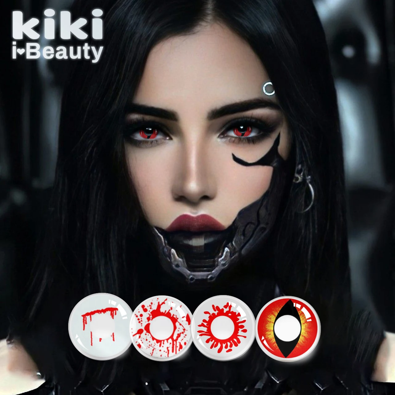 New styles crazy color contact lens cheap 1 year wholesale halloween lentes de contacto sharingan