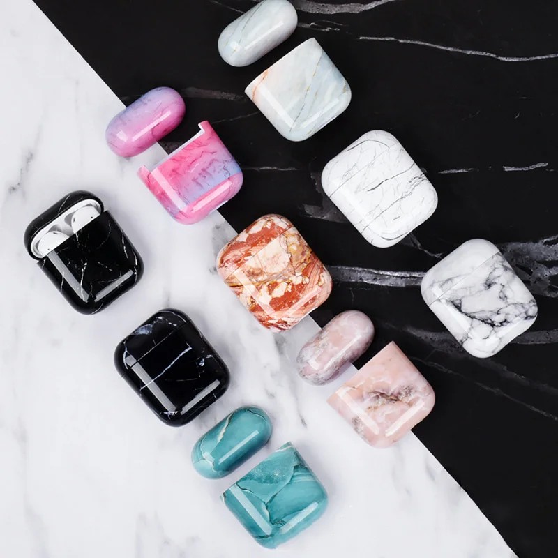 Мраморный чехол для Airpods Pro портативные аксессуары мобильных телефонов держатель наушников AirPods