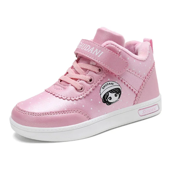 SUNTOP footwear sapatos Winter 2019 high quality cute children high top casual shoes wholesale cheap warm casual shoes