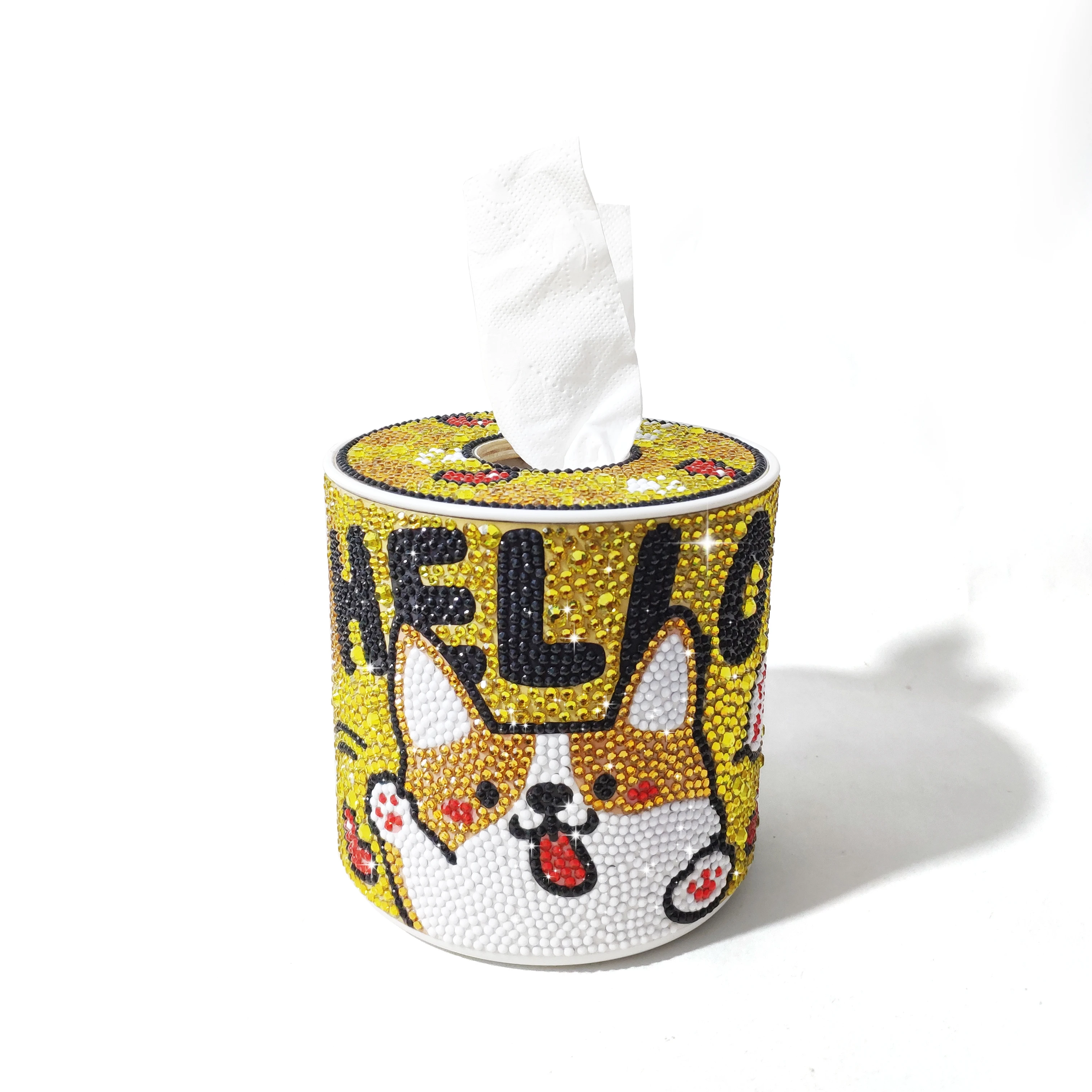 
5D diamond painting tissue box diamond embroidery animal moon cross stitch full Mosaic crafts 