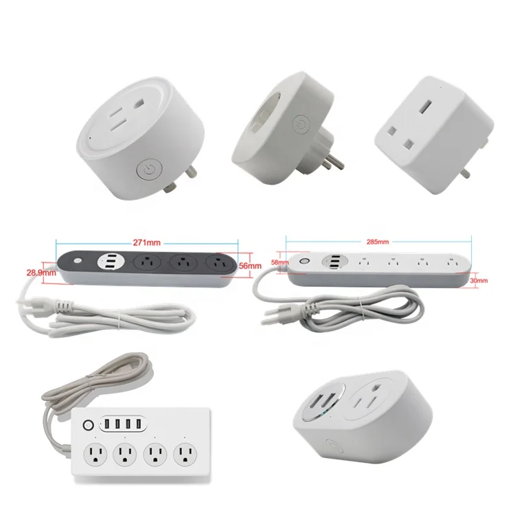 tuya smart plug Wifi Socket Wifi plug and Strip  and TUYA APP Controls