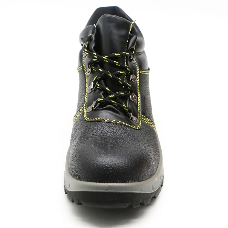 ENTE SAFETY Construction Black Anti-puncture Steel Toe Industrial Men Safety Shoes Boot Hot Sale Pu Safety Shoes