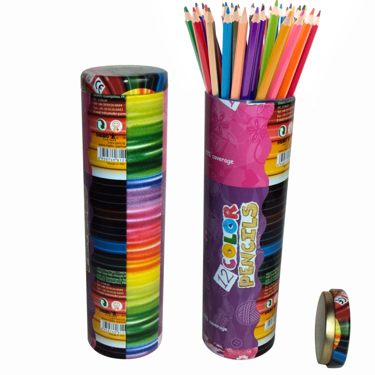 Многоцветная жестяная коробка для карандашей от поставщика металлический жестяной чехол хранения цветная металлическая